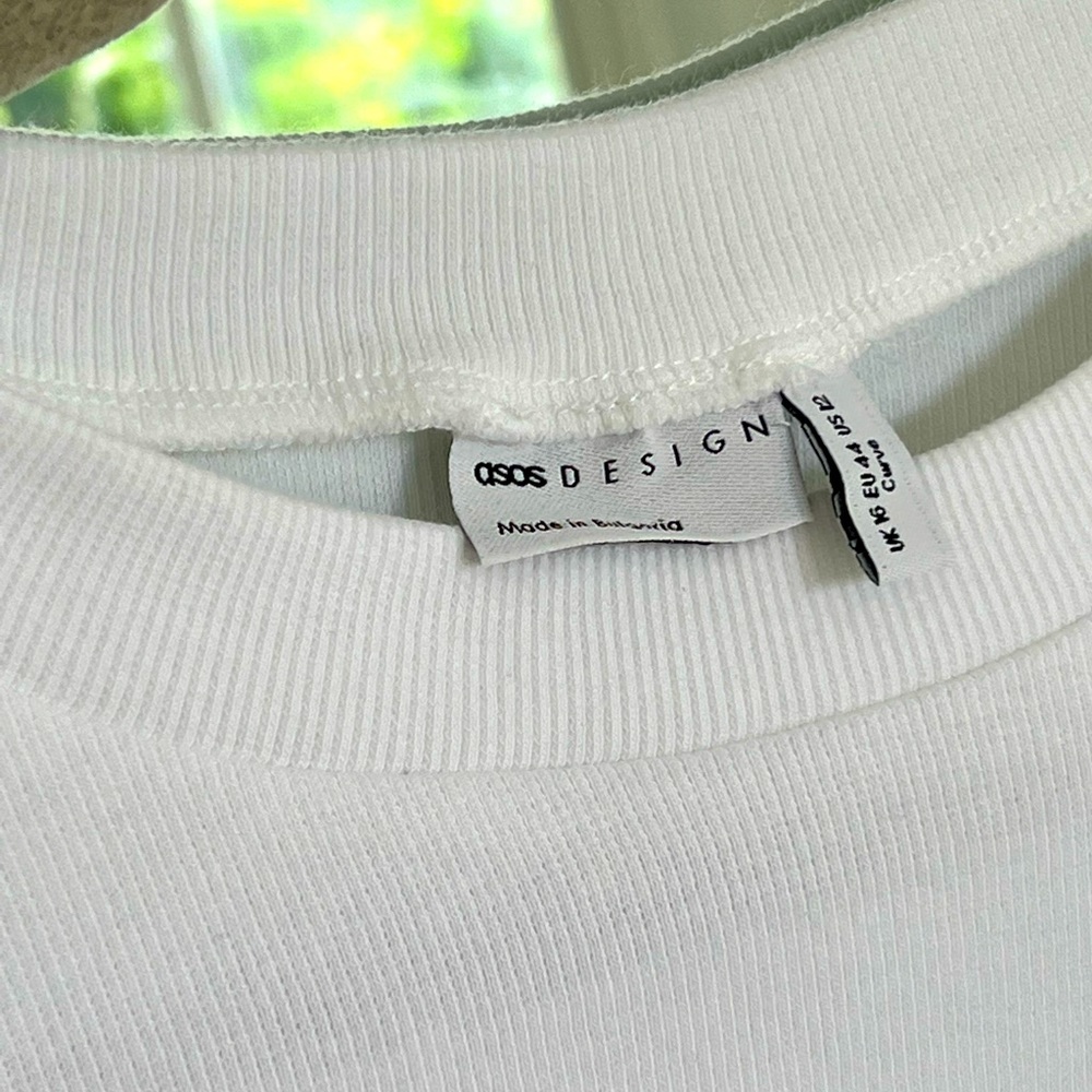 ASOS CURVE  / T-shirt crop / Color White